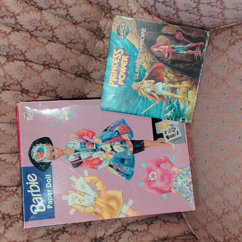 Barbie Paper Doll and She-ra Book